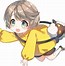 Ảnh Anime Nữ Chibi Màu Vàng