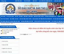 Bắc Ninh Tra Cứu Điểm Thi